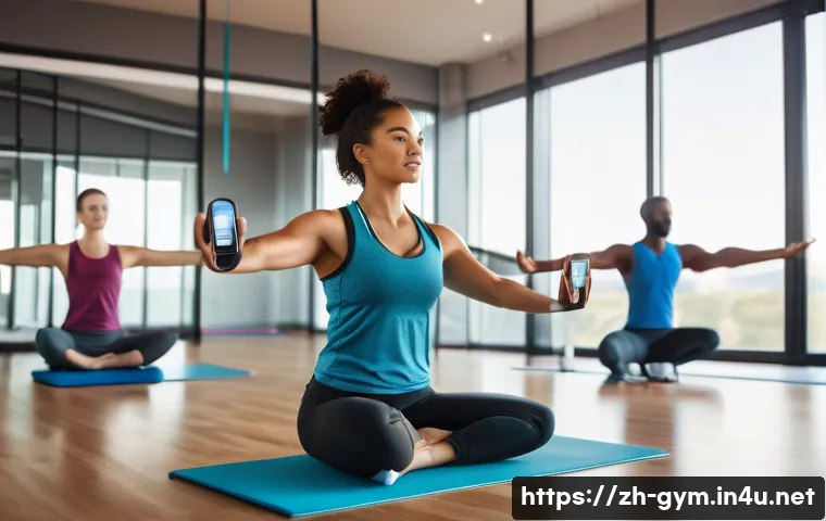 피트니스 경영사로서 브랜드 성장 전략 - **Prompt: Personalized AI-Powered Fitness Experience**
    "A diverse group of adults (male and fema...